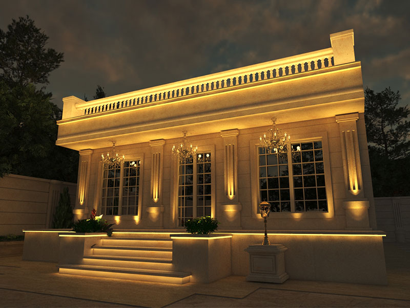 آموزش طراحی نمای ساختمان با 3d max 3 طراحی نمای کلاسیک و لوکس ساختمان با تری دی مکس