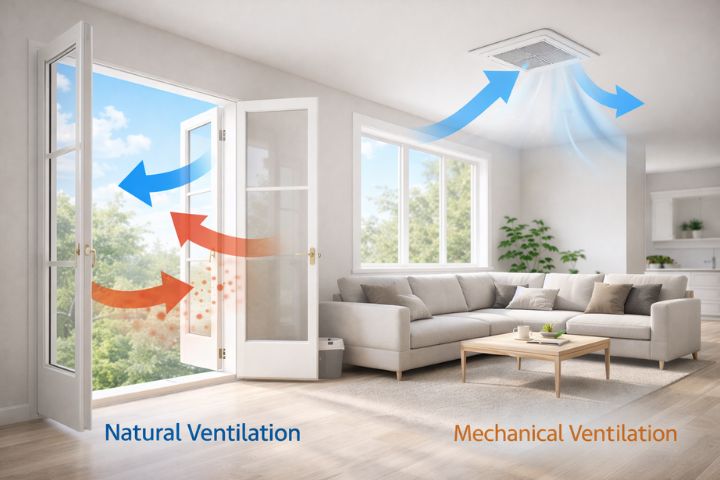 اگر تهویه طبیعی درست نباشد، بهترین فن هم بی‌اثر است!